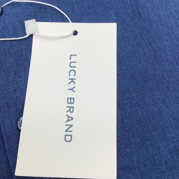 Lucky‎ Brand Slim Fit 4 Way Stretch Long Sleeve Button Up Shirt Size Small NWT - Picture 7 of 10